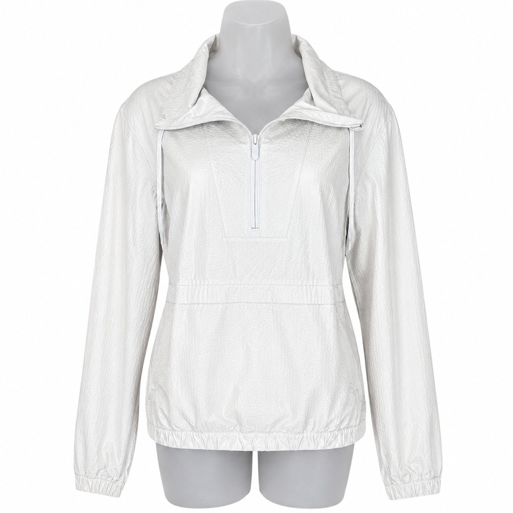 Lululemon Pack Light Pullover Women's 6 Ocean Air Packable UV Half Zip Jacket
